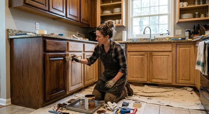 Cupboard Refinishing in Dayton, OH