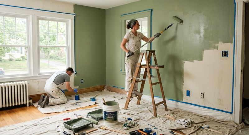 Den Painting in Wilmington, NC