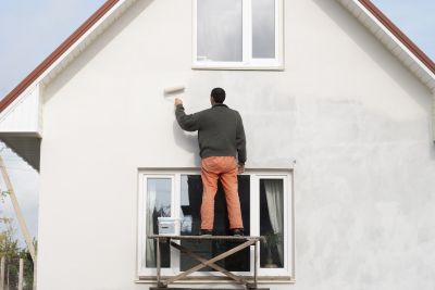 Exterior Staircase Painting in Waco, TX