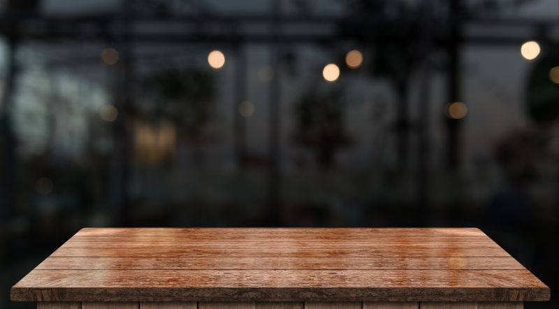 Refinished Table with Gloss Finish